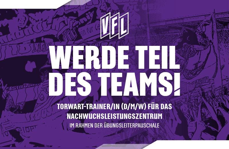 Stellenausschreibung: Torwart-Trainer/in (d/m/w) für das Nachwuchsleistungszentrum