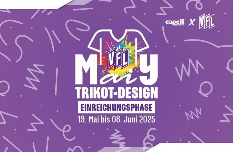 M(ai)Y TRIKOT-DESIGN: Jetzt mitmachen beim VfL-Trikotwettbewerb!