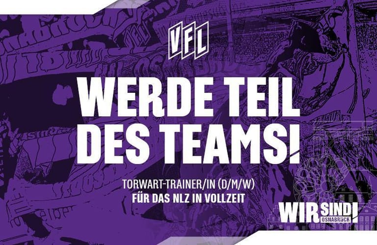 Gesucht: Torwarttrainer/in (d/m/w) für das NLZ
