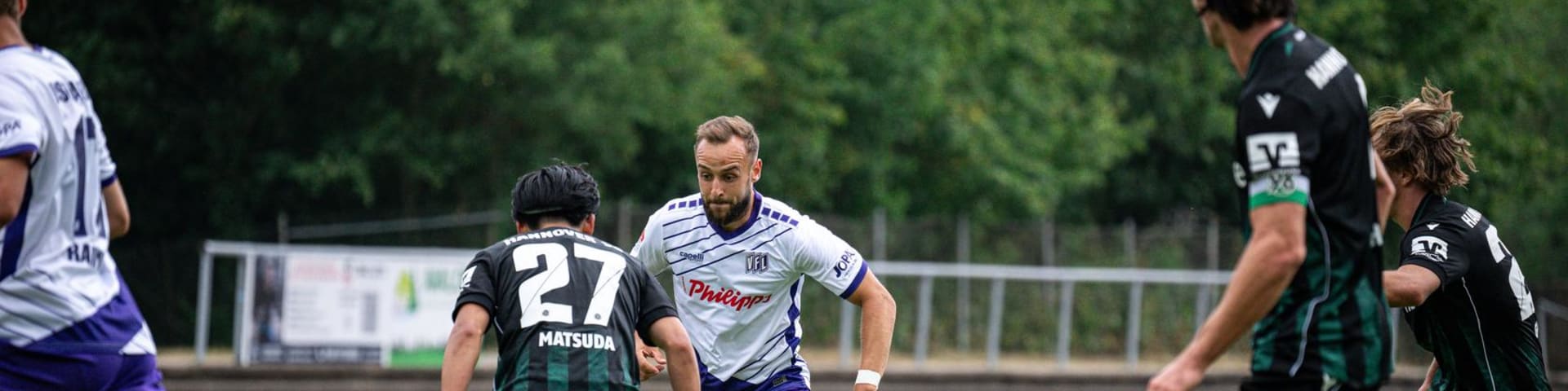 David Kopacz im Testspiel gegen Hannover 96