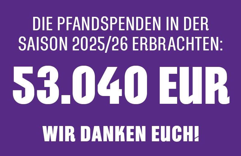 Durch Becherpfandspenden: über 53.000 Euro für den guten Zweck