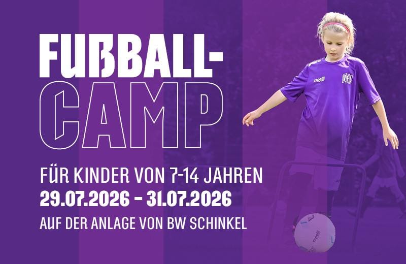VfL-Fußballcamp: Drei Tage Fußball, Spaß und viel Lila-Weiß