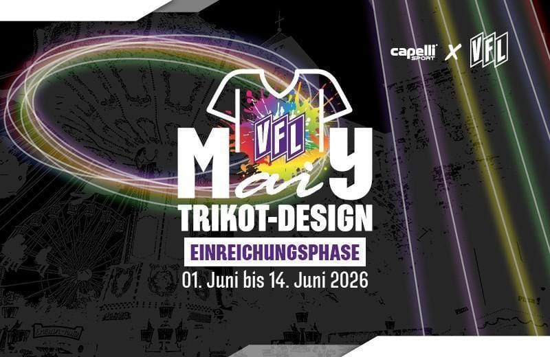 M(ai)Y TRIKOT-DESIGN: Der VfL-Trikotwettbewerb geht in die zweite Runde!