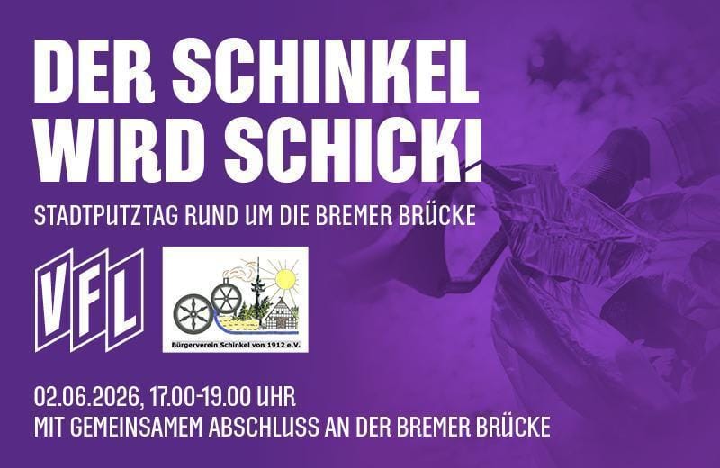 Vierter Stadtputztag rund um die Bremer Brücke
