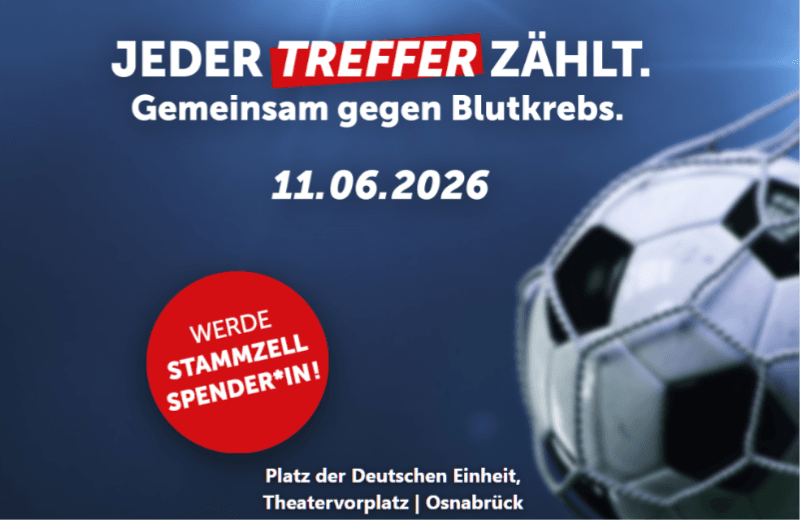 Typisierungsaktion am 11. Juni in Osnabrück