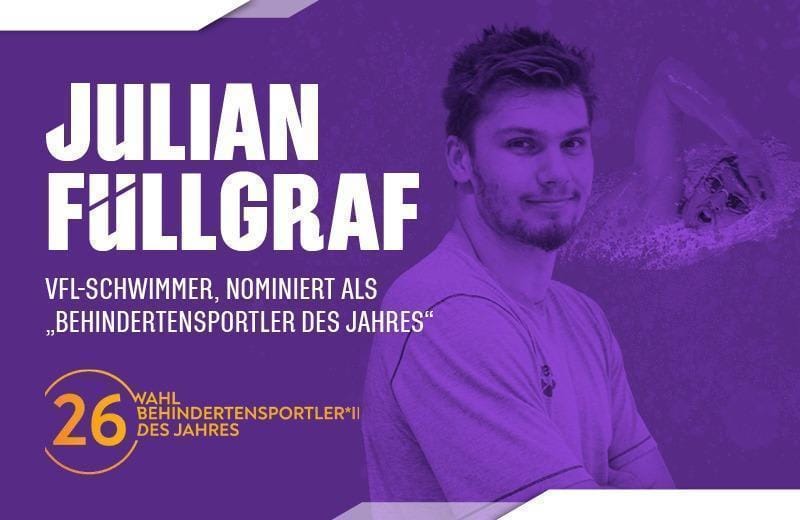 Jetzt Abstimmen: Julian Füllgraf als „Behinderten Sportler des Jahres“ nominiert!