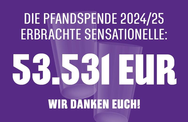 Über 50.000 Euro – Ein großartiges Saisonfazit der Becherspenden