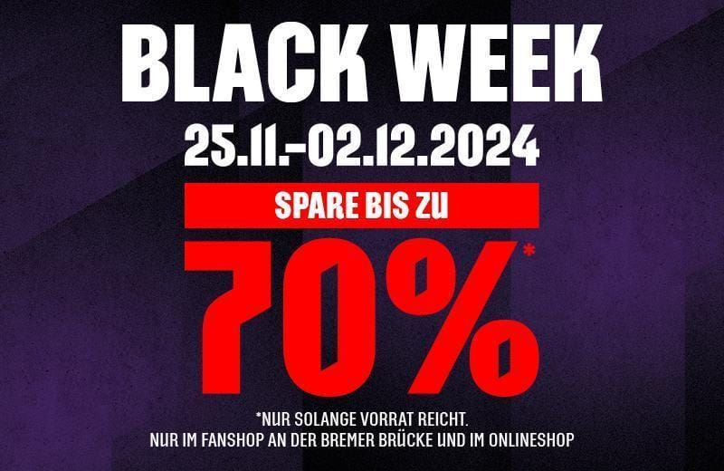 BLACK WEEK beim VfL: Lila-weiße Highlights sichern!