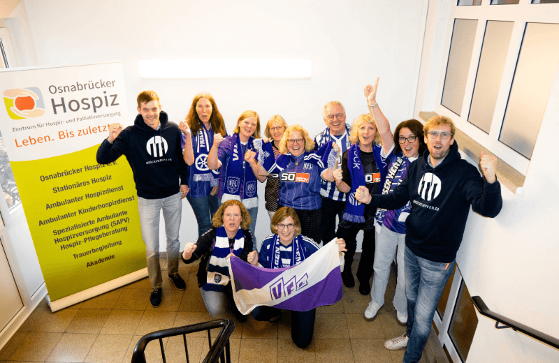Danke an das Ehrenamt – Osnabrücker Hospiz freut sich erneut über zwei Dauerkarten