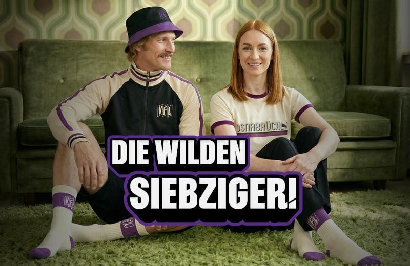 Die wilden Siebziger: VfL präsentiert 70er-Kollektion