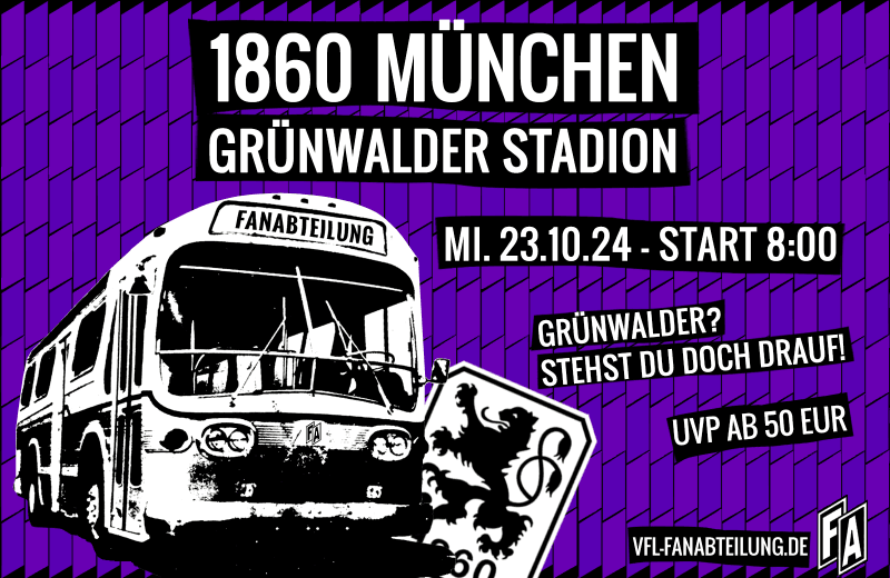 Mit dem Bus der Fanabteilung nach München