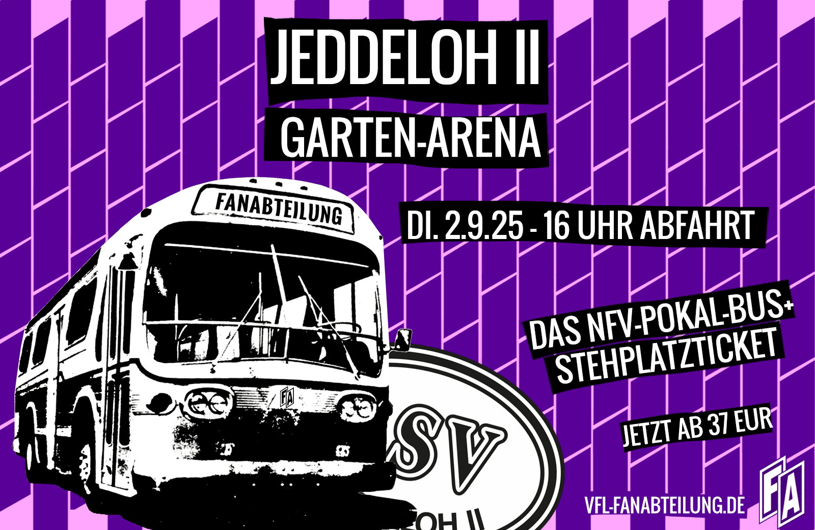 Mit der Fanabteilung nach Havelse, Jeddeloh II und Essen