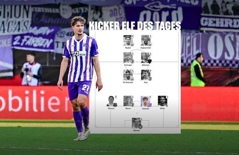 Fabinski erneut in Elf des Tages berufen