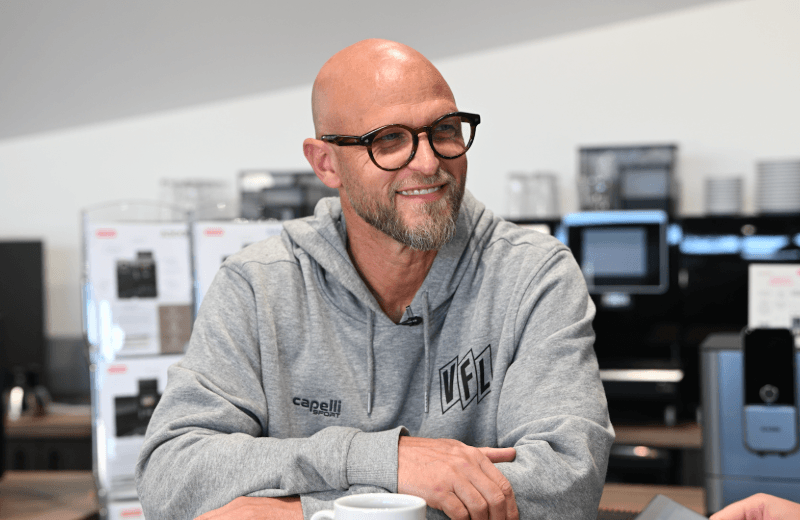 Kaffeezeit mit NLZ-Direktor Alexander Ukrow
