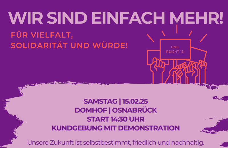 VfL unterstützt Kundgebung für Demokratie