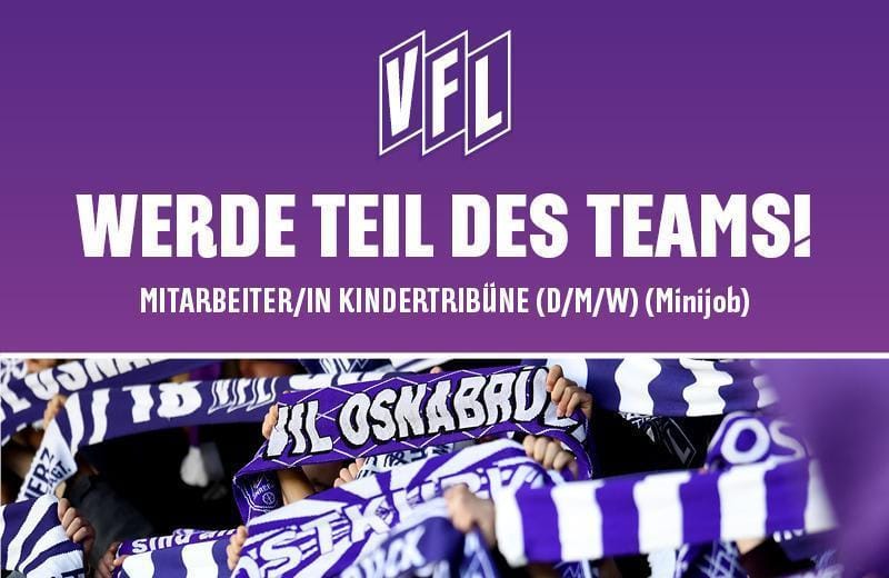 Mitarbeiter/in (d/m/w) Kindertribüne (Minijob)