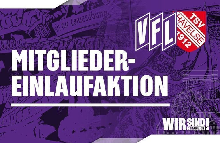 2. Mitglieder-Einlaufaktion gegen den TSV Havelse – Laufe gemeinsam mit den Profis ein!