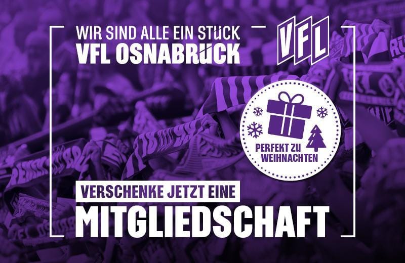 Verschenke ein Stück VfL Osnabrück – Mitgliedschaft für deine Liebsten