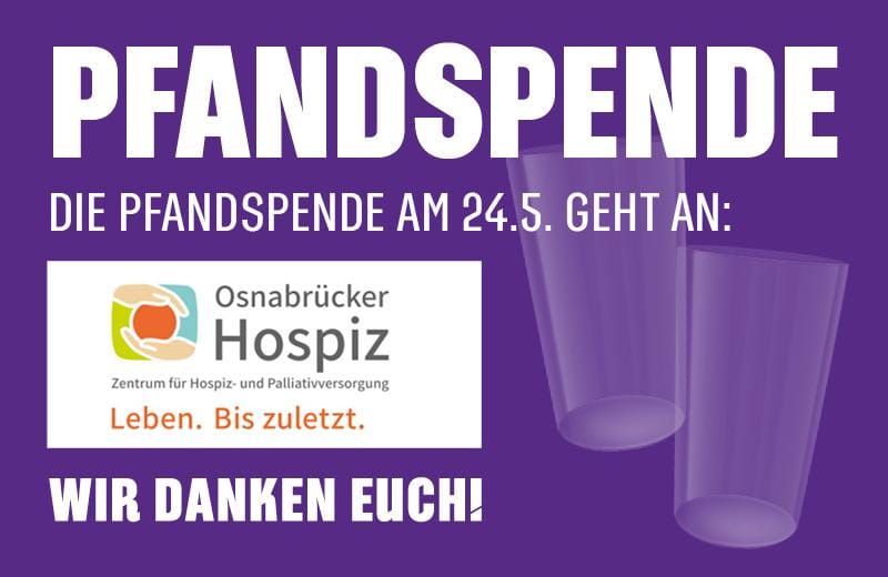Becherspende für Osnabrücker Hospiz e.V.