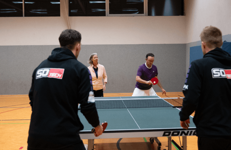 VfL-Profis zu Gast bei der Tischtennisabteilung