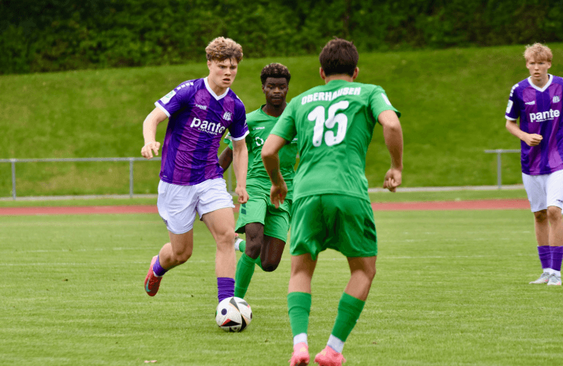 U19 verliert unglücklich bei Rot-Weiß Oberhausen