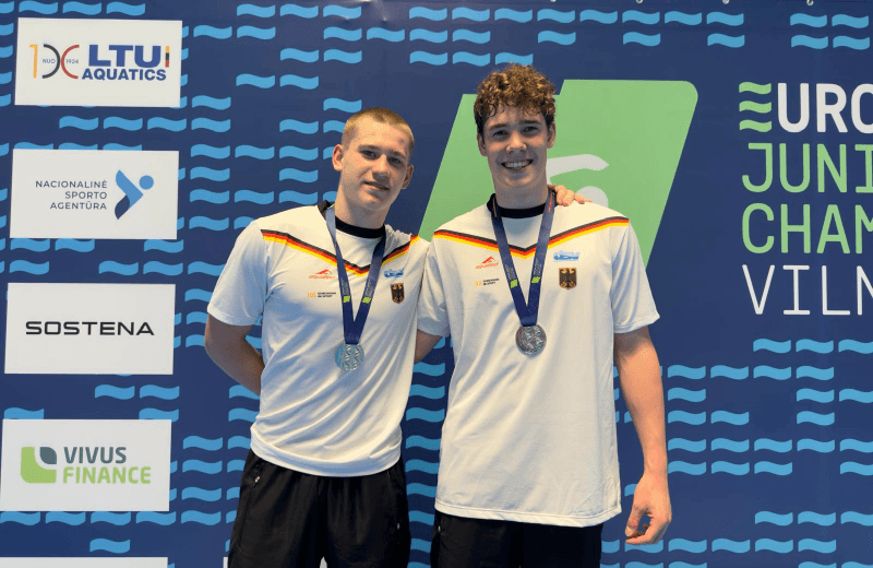 Jugend-Europameisterschaft: VfL-Schwimmer holen Silbermedaille