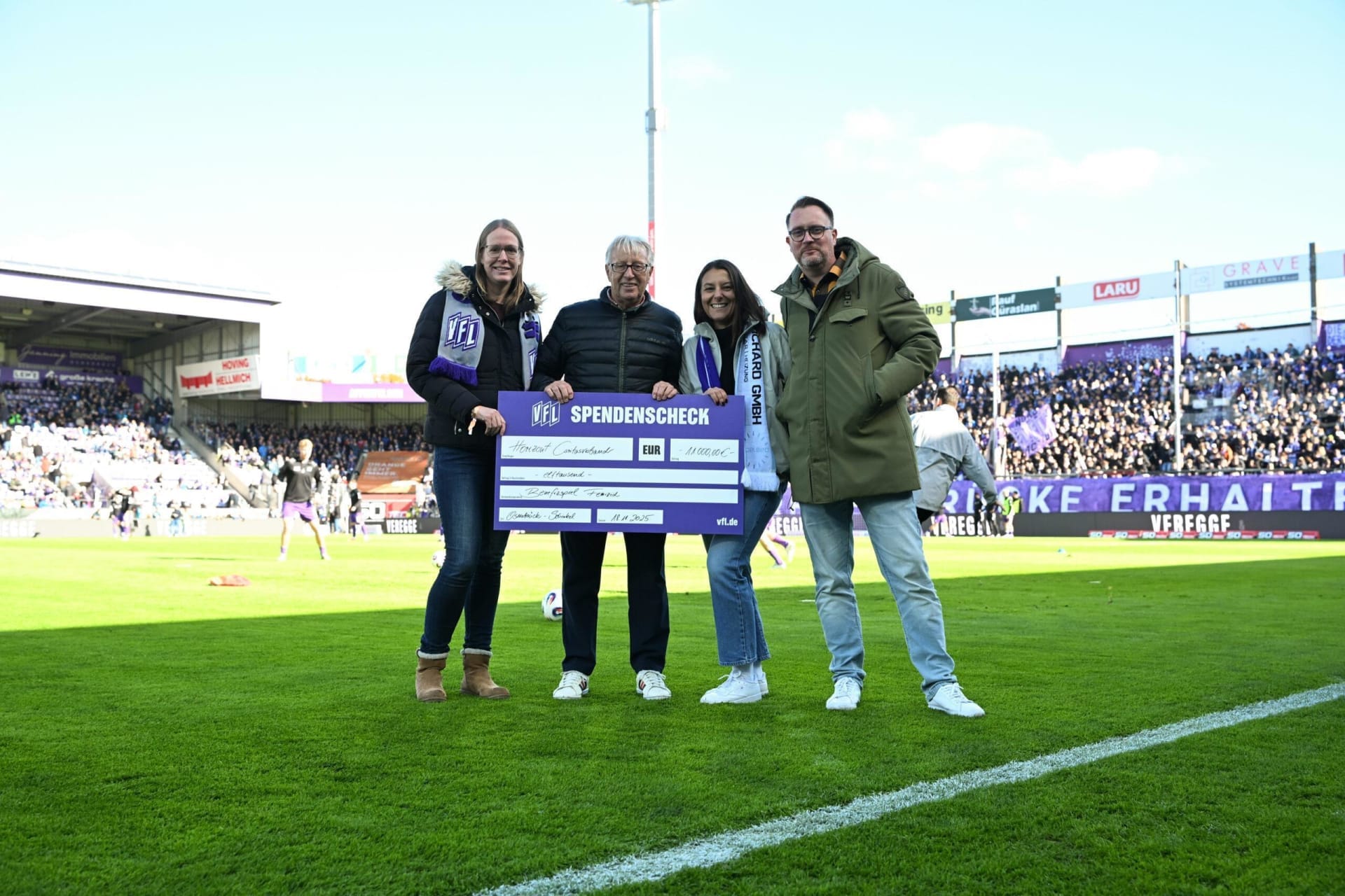 11.000 Euro Spendensumme bei Benefizspiel im Schinkel