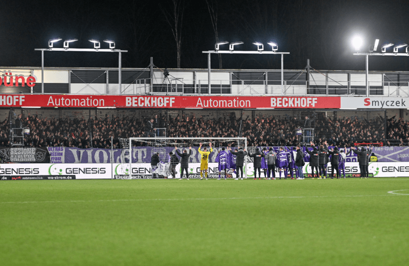 Ticketverkauf für Auswärtsspiel in Verl startet