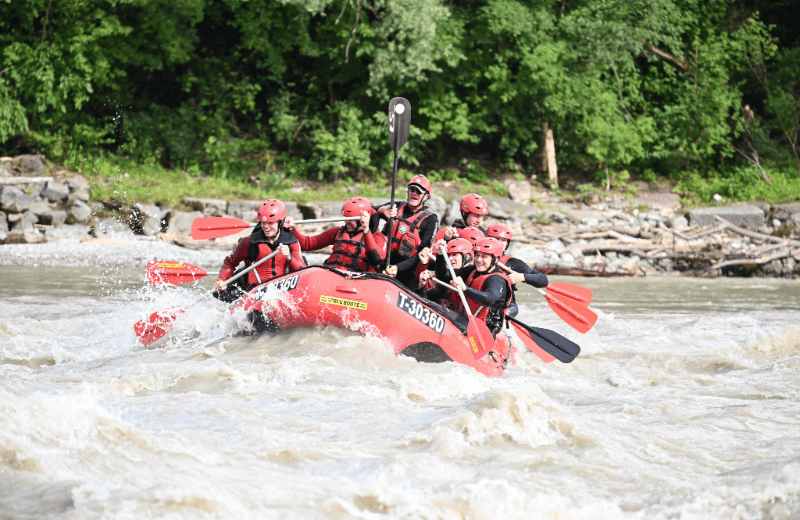 Tirol, Tag 3: Training, Rafting und Gesang