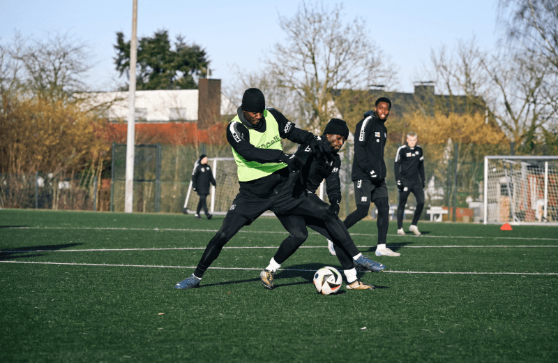 Doppeleinheit bei kalten Temperaturen zum Start der Trainingswoche