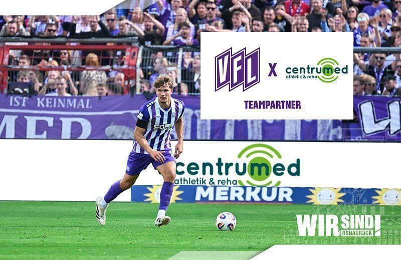 VfL und centrumed verlängern Kooperation auf Teampartner-Ebene