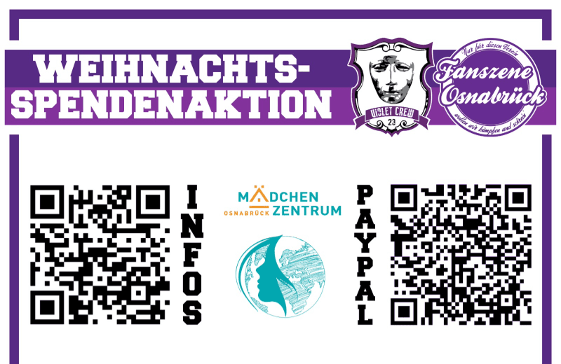 Weihnachtsspendenaktion 2025: Unterstützung für das Mädchenzentrum Osnabrück