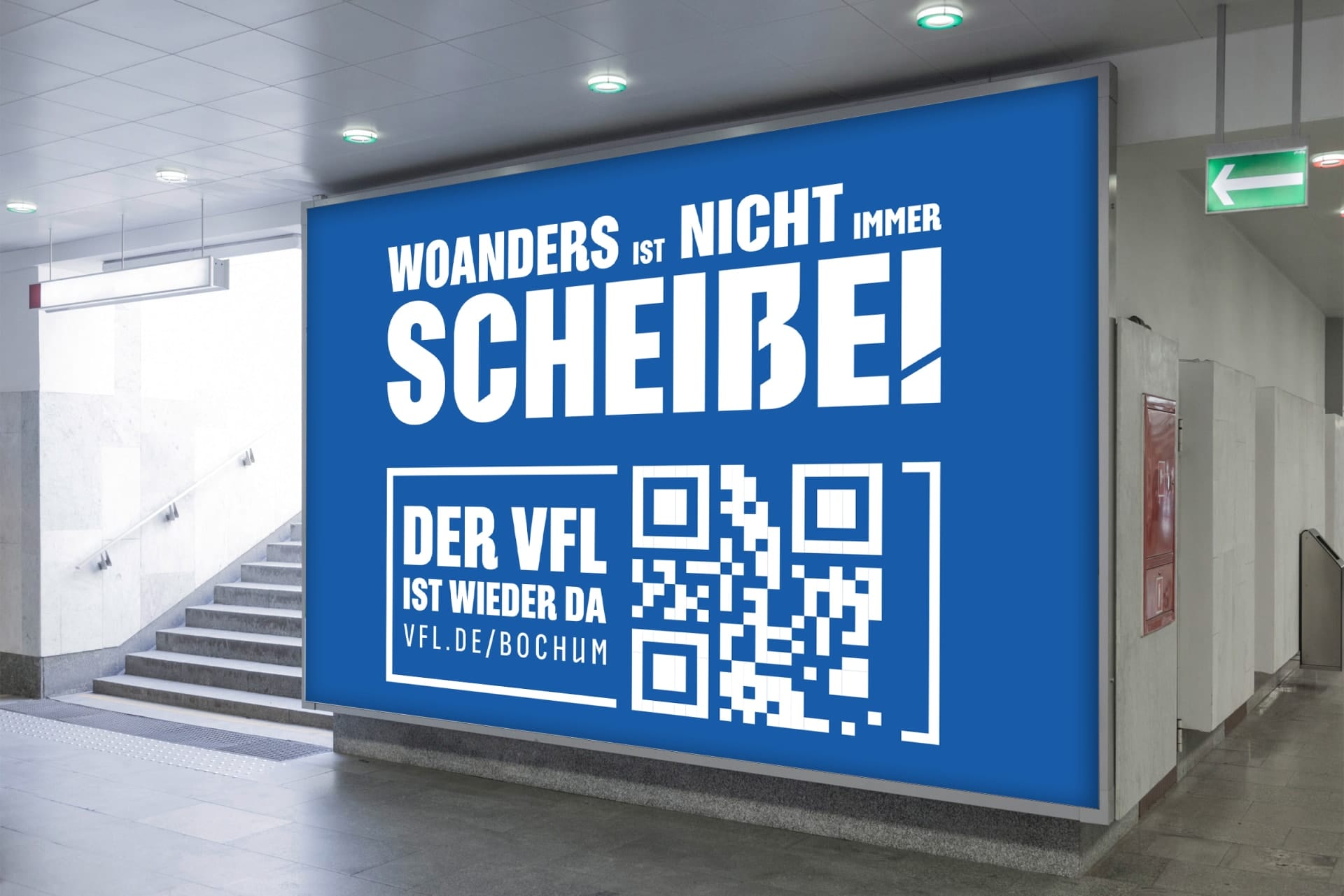 Plakataktion in Bochum