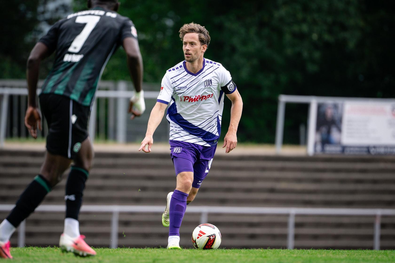 Kapitän Jannik Müller im Testspiel gegen Hannover 96