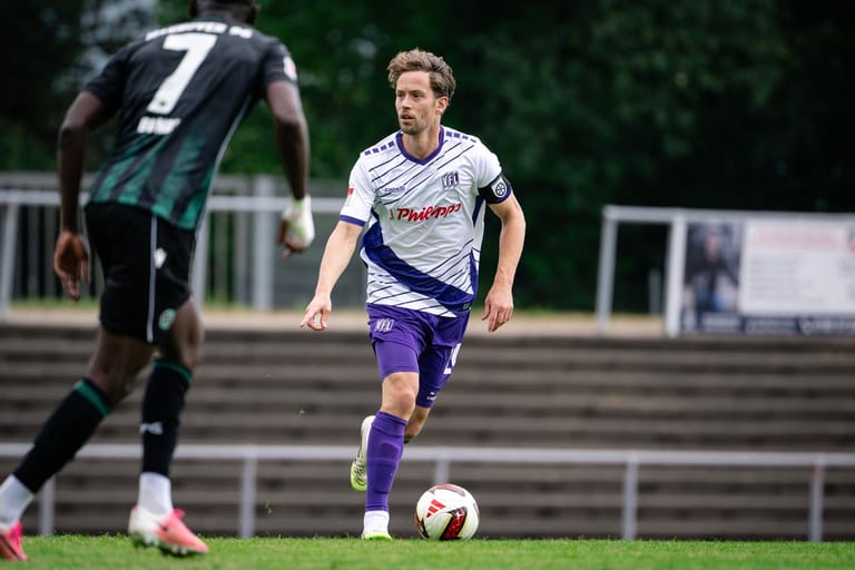 Kapitän Jannik Müller im Testspiel gegen Hannover 96